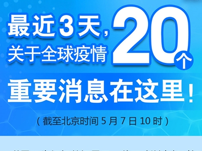 【圖解】最近3天，關(guān)于全球疫情20個(gè)重要消息在這里！